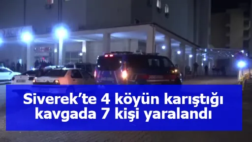 Siverek’te 4 köyün karıştığı kavgada 7 kişi yaralandı