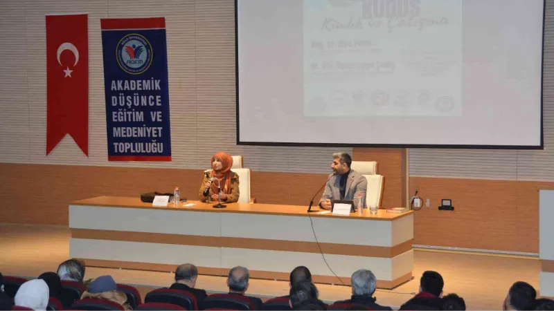 DÜ’de ‘Kudüs, kimlik ve çatışma’ konulu konferans düzenlendi