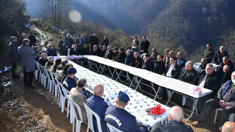 100 yıldan beri özlem duyulan yola kavuştular