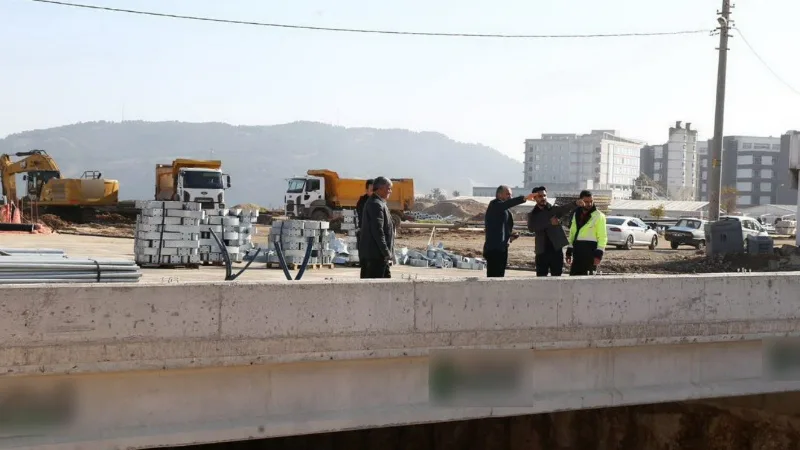 Köprülü kavşak çalışmalarında sona yaklaşılıyor