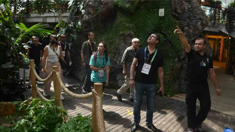 Tropikal Kelebek Bahçesi 596 bin 388 ziyaretçi sayısına ulaştı