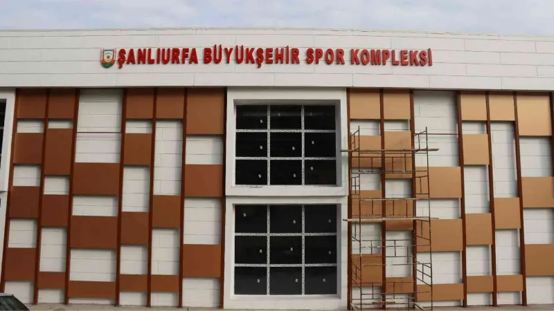 Şanlıurfa Belediyesi’nden gençlere spor kompleksi