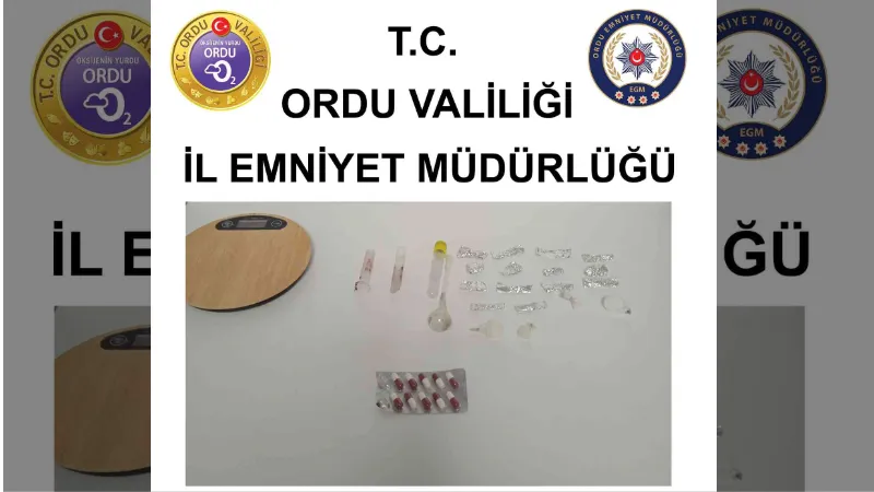 Ordu’da uyuşturucu operasyonlarında 4 kişi tutuklandı