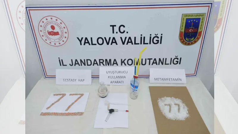 Yalova’da uyuşturucu operasyonu: 1 gözaltı