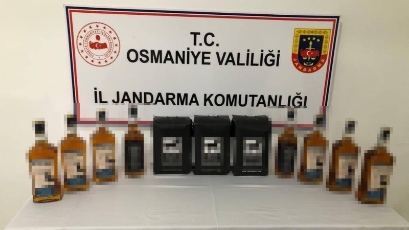 Osmaniye’de sahte alkol ve kaçak sigara operasyonu