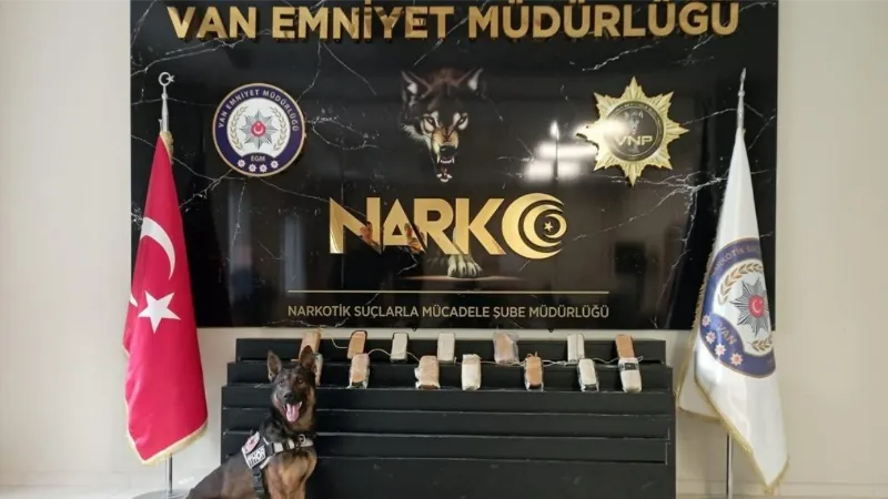 Van’da 7 kilo 500 gram eroin ele geçirildi