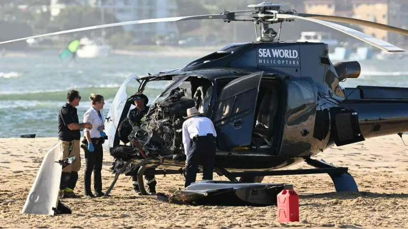 Avustralya’da 2 helikopter çarpıştı: 4 ölü, 8 yaralı