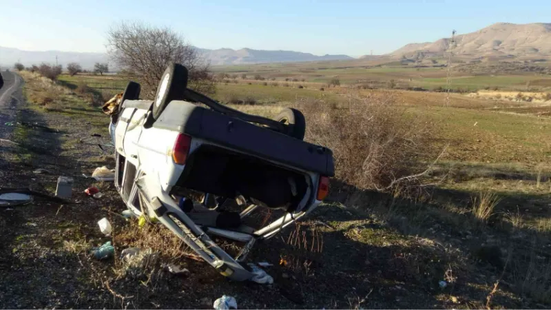 Gercüş’te otomobil takla attı: 1’i ağır, 3 yaralı