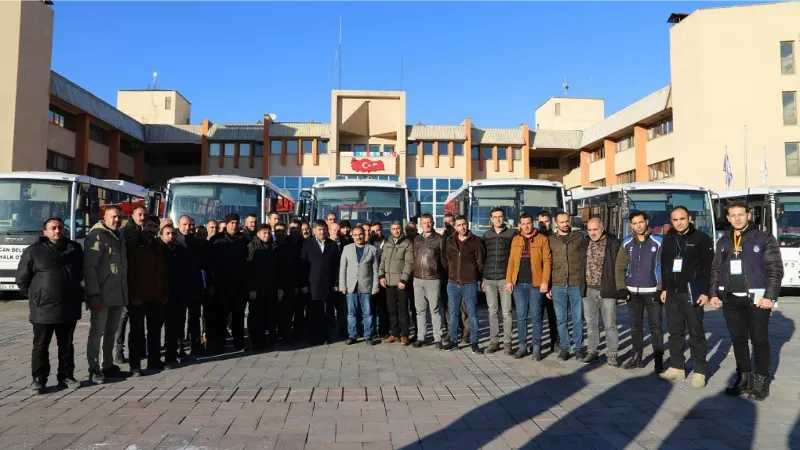 Erzincan Belediyesi 9 belde ve 3 köyde toplu taşıma işini başlattı