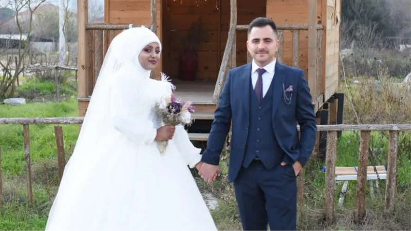 Etiyopya’da tanıştılar, Karpuzlu’da evlendiler