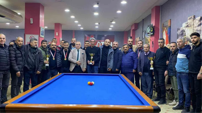 Tatvan’da öğrenciler yararına “Bilardo Turnuvası” düzenlendi