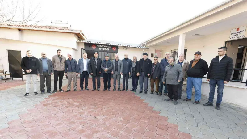 Başkan Ercan, köy konaklarında vatandaşla buluştu