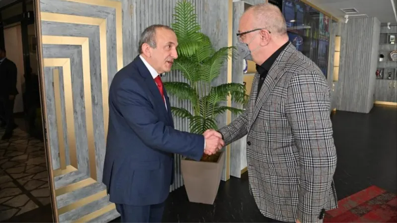 Başkan Ergün’den Manisa TSO Başkanı Yılmaz’a tebrik