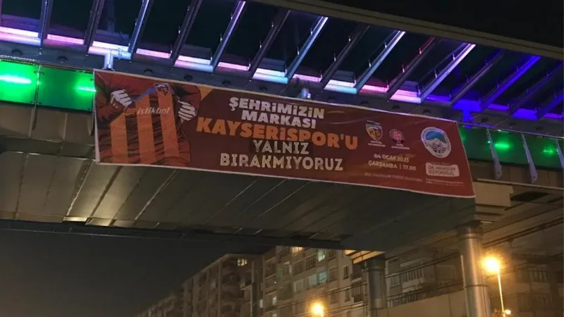 Başkan Büyükkılıç, kenti sarı kırmızı ile donattı