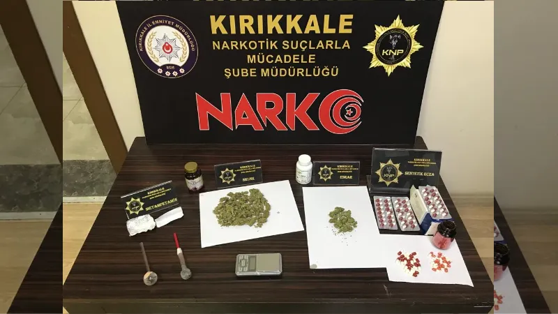 Kırıkkale’de uyuşturucu maddeyle yakalanan şahıs tutuklandı