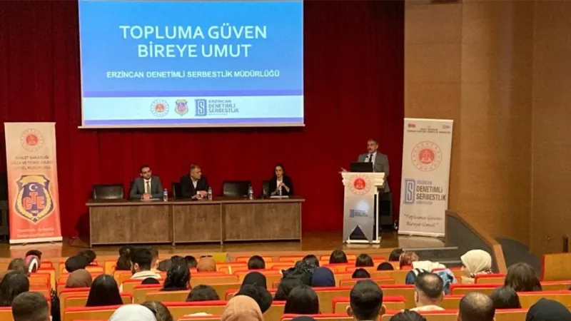 Üniversite öğrencilerine denetimli serbestlik anlatıldı