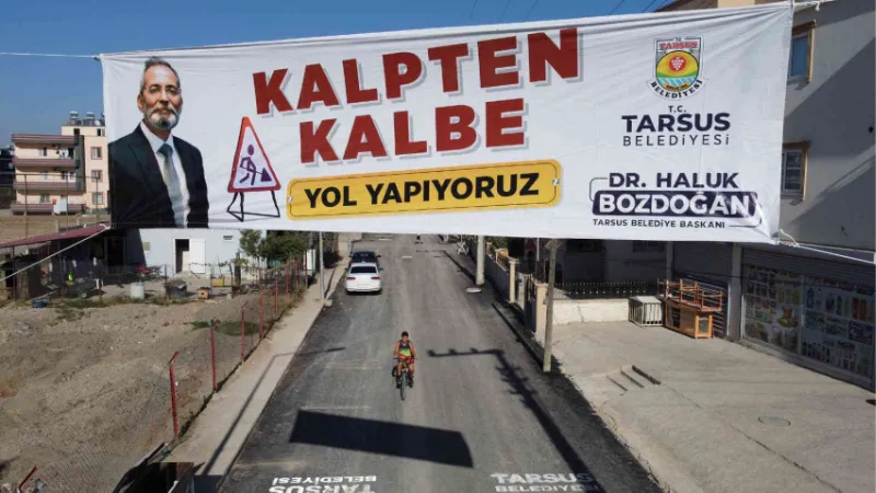 Tarsus Belediyesi 340 kilometre asfalt döktü