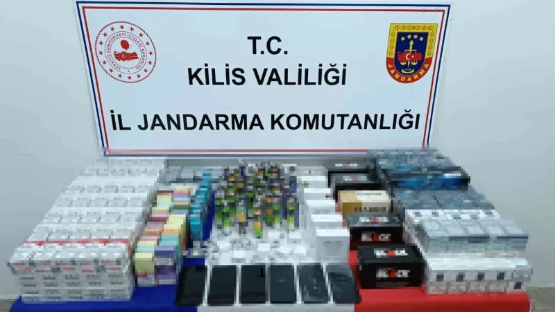 Kilis’te 690 paket kaçak sigara ele geçirildi