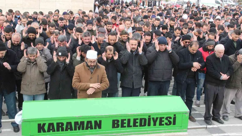 Karaman’da iş yerinde uğradığı bıçaklı saldırı sonucu ölen genç toprağa verildi