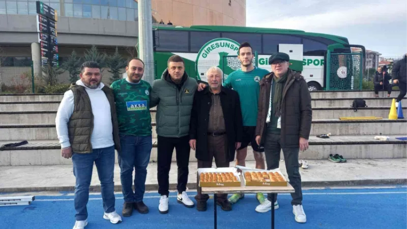 Giresunspor’a taraftar morali