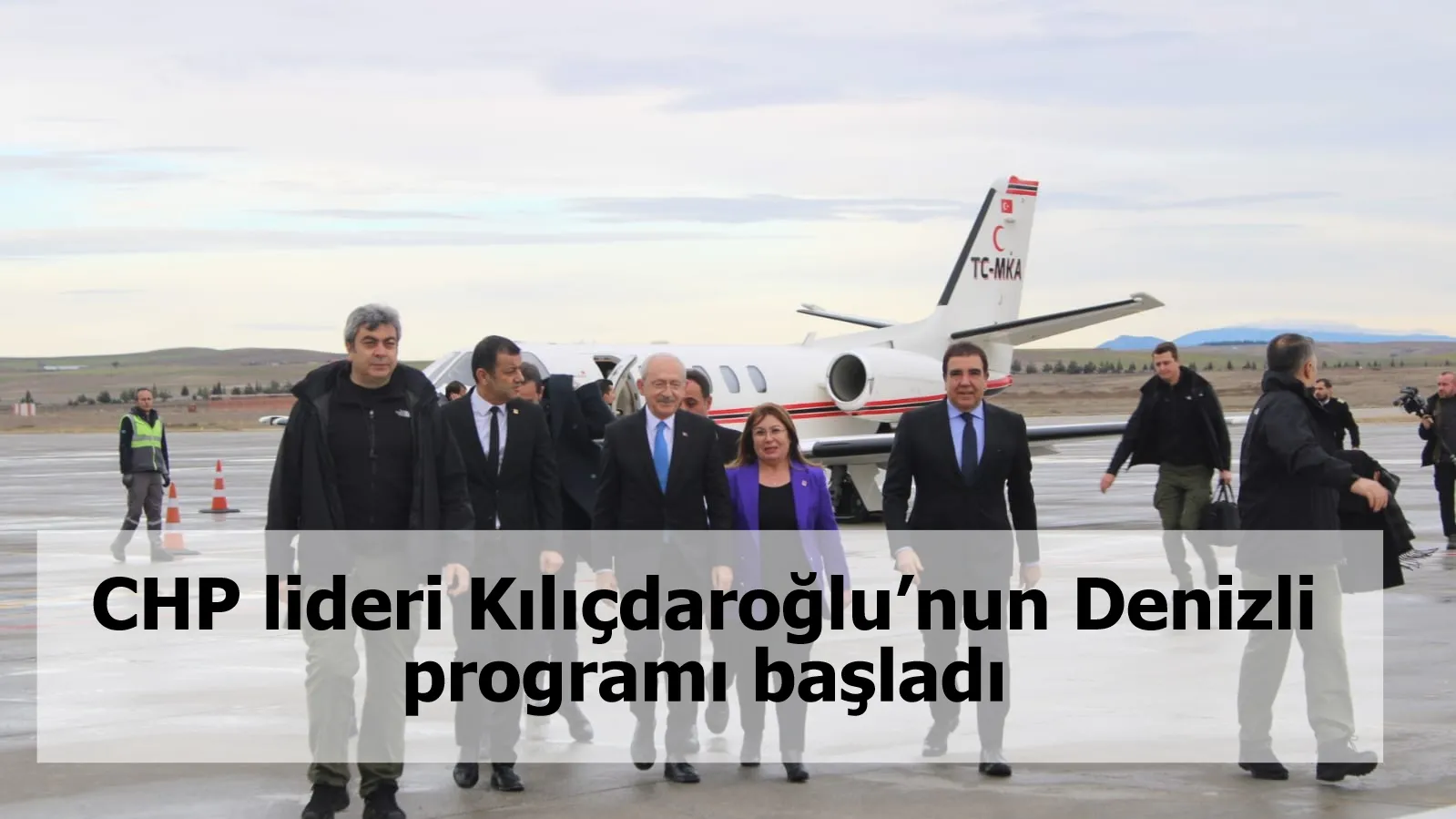 CHP lideri Kılıçdaroğlu’nun Denizli programı başladı