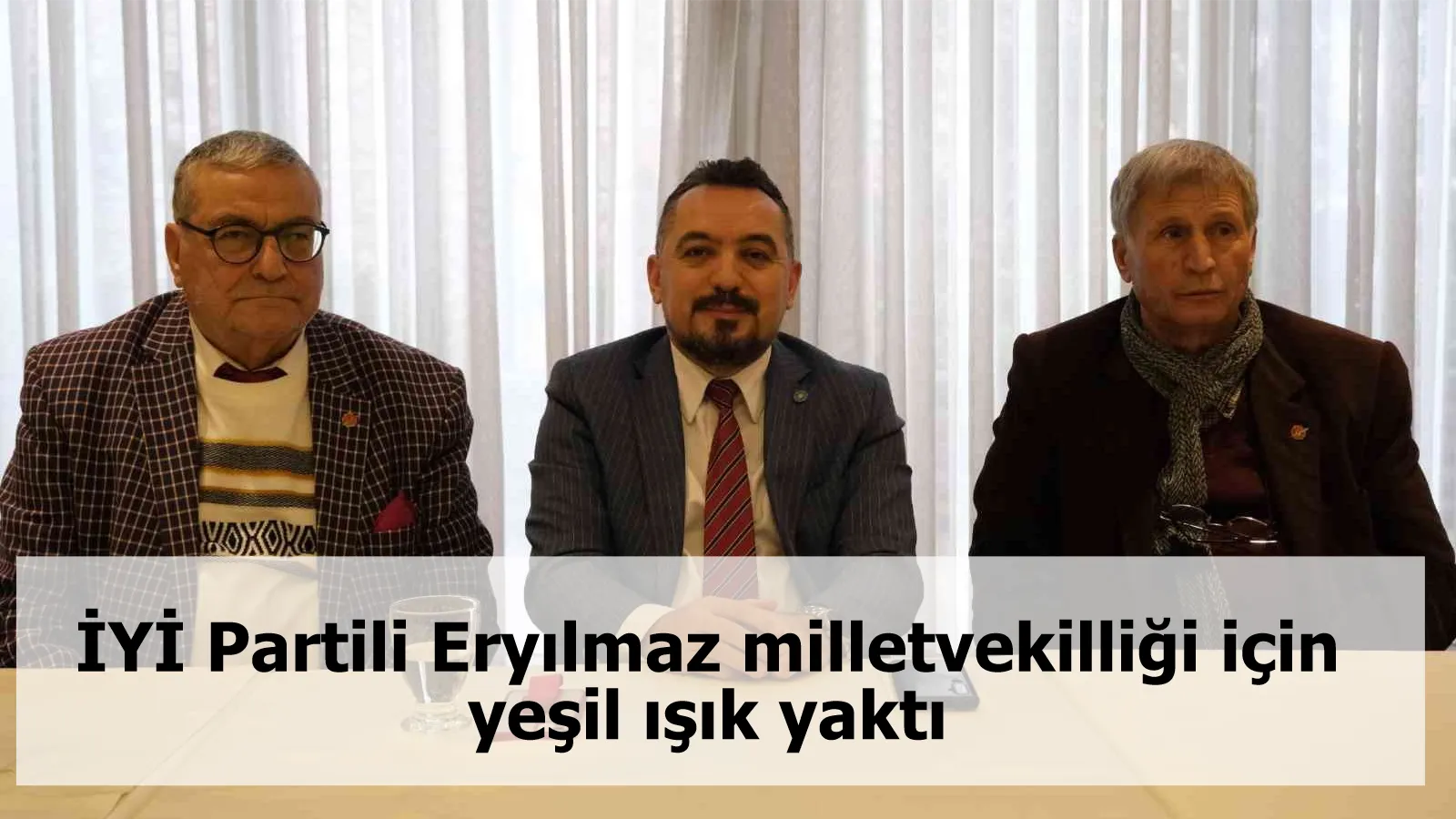 İYİ Partili Eryılmaz milletvekilliği için yeşil ışık yaktı