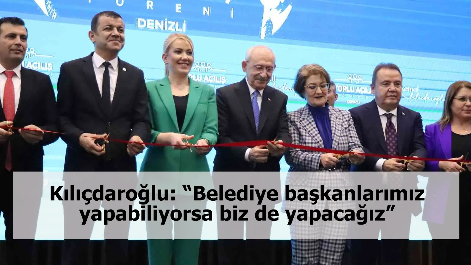 Kılıçdaroğlu: “Belediye başkanlarımız yapabiliyorsa biz de yapacağız”