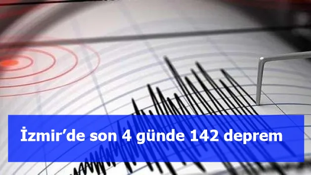 İzmir’de son 4 günde 142 deprem