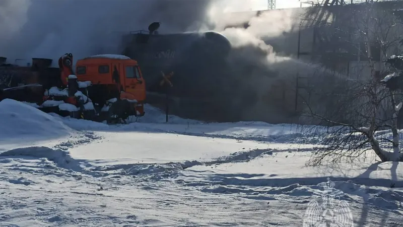 Rusya’da demiryolu tanklarında yangın