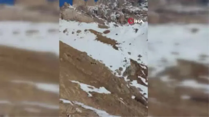 Yüksekovalı dağcı, ilk kez ocak ayında Cennet-Cehennem Vadisi’ne çıktı