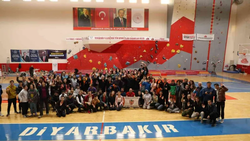 Diyarbakır’da Tırmanış Türkiye Şampiyonası düzenlendi