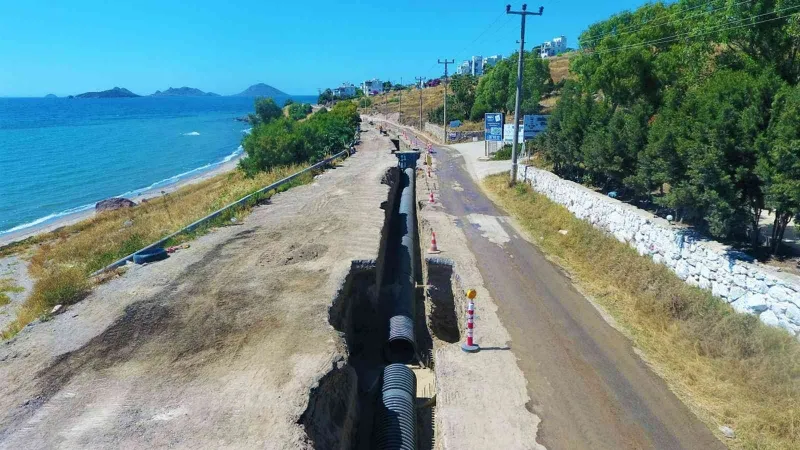 Bodrum kanalizasyon projesinin yüzde 93’ü tamamlandı