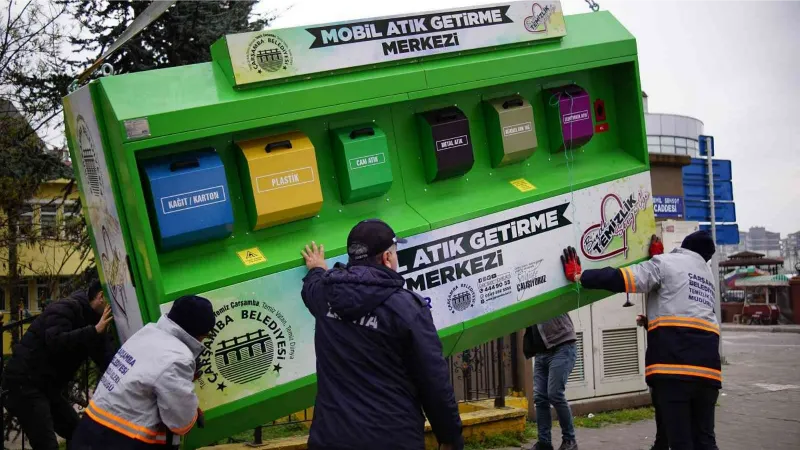 Çarşamba’ya mobil atık getirme merkezi