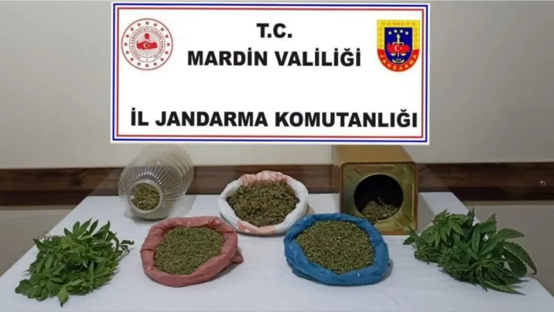 Mardin’de bir şahsın evinde yapılan aramada uyuşturucu ele geçirildi