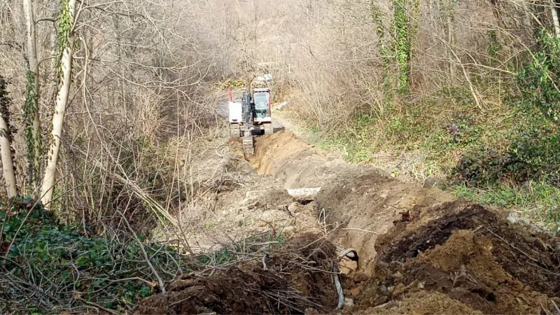 Sapanca’ya 2 bin 500 metrelik yeni içme suyu hattı