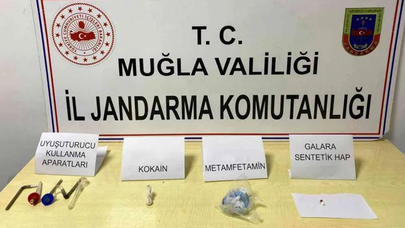 Yol kontrolünde uyuşturucu yakalandı