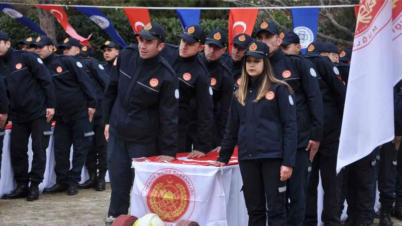 Muğla Büyükşehir Belediyesi itfaiye erleri yemin etti