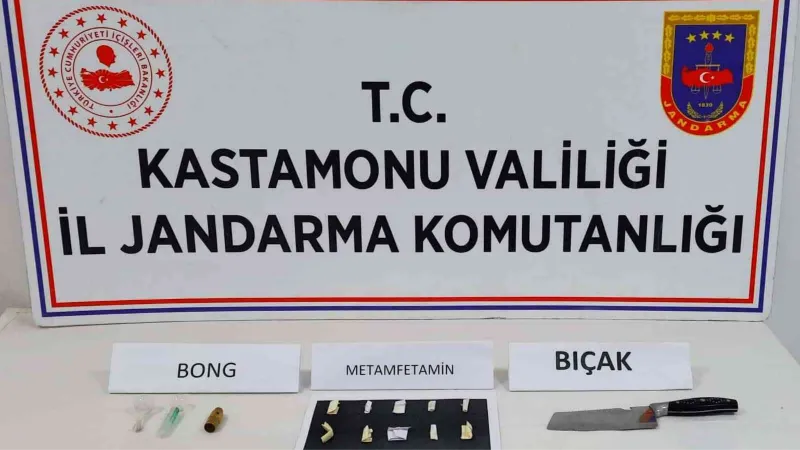 Metamfetamin ile yakalanan şahıs gözaltına alındı