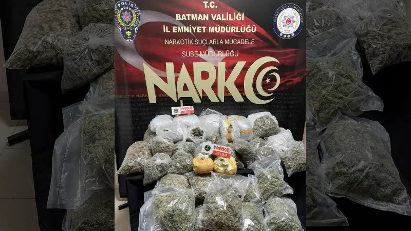 36 kilo uyuşturucu madde ile yakalan 4 kişi tutuklandı