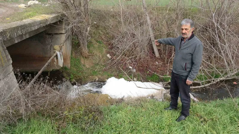 Köylülerden çevre kirliliği tepkisi, atık su arıtma tesisinin çalışmadığı iddiası