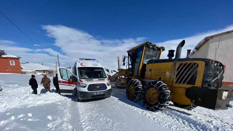 Hamile kadın hastaneye böyle ulaştırıldı