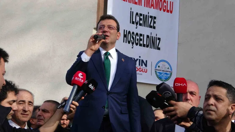 İBB Başkanı Ekrem İmamoğlu Giresun’da