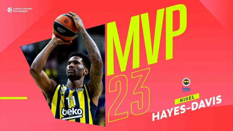 THY Euroleague’de 23. haftanın MVP’si Nigel Hayes-Davis oldu