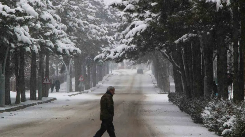 Elazığ’da meteorolojiden ‘çığ’ uyarısı