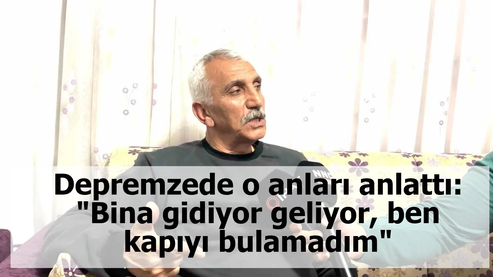 Depremzede o anları anlattı: "Bina gidiyor geliyor, ben kapıyı bulamadım"