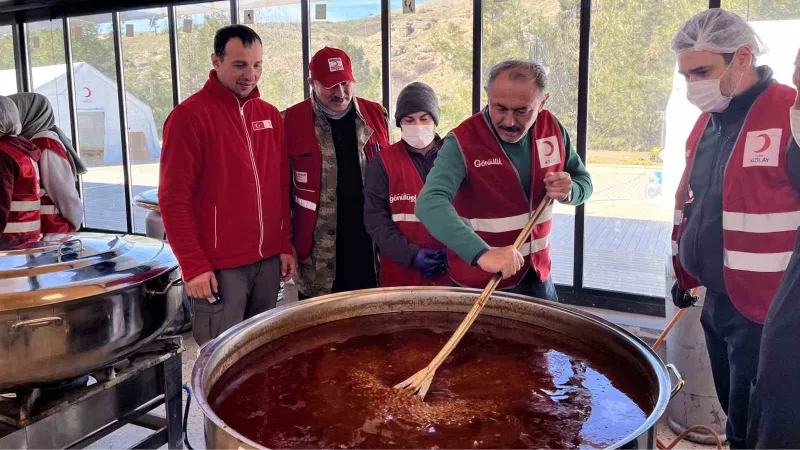 Türk Kızılay’ı Kahramanmaraş’ta 67 noktada hizmet veriyor