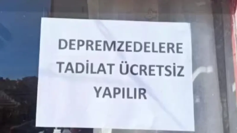 Ankaralı terzi depremzedeler için ücretsiz hizmet veriyor