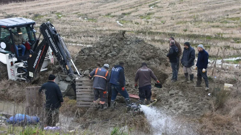 Sinop’ta planlı kesilen su için çalışma başlatıldı