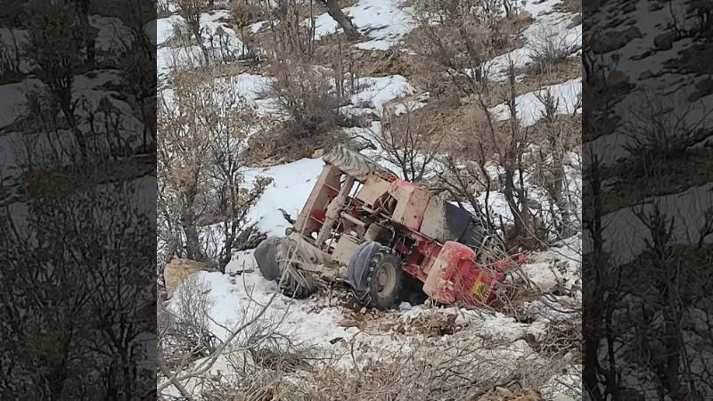 Siirt’te iş makinesi devrildi: 1 ölü