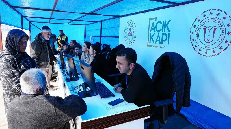 Muş Valiliği depremzedeler için “Açık Kapı” hizmeti başlattı